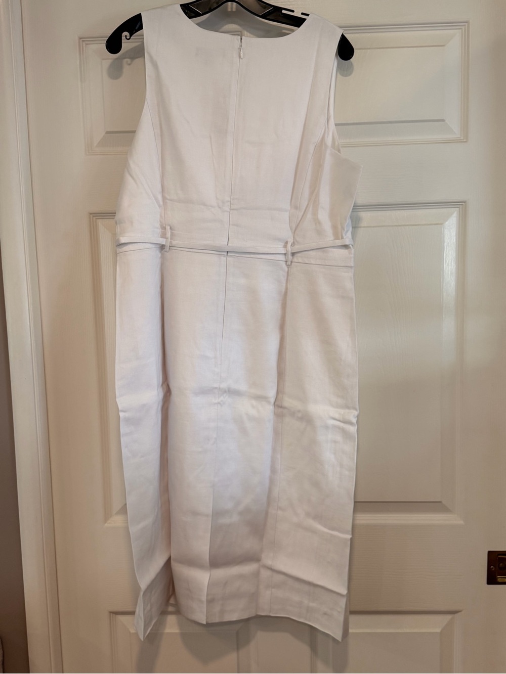 NWT J Crew White Executive dress in stretch linen blend Size 18 #JC218 - Picture 14 of 17